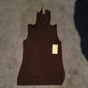 Bailey 44 Sleeveless Turtleneck Top. Black. NWT